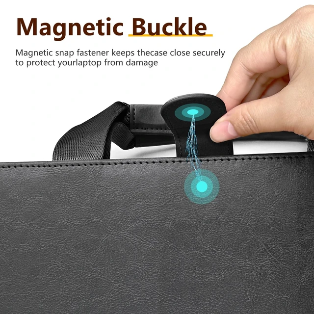 Alt view image 3 of 5 - SSSGRGB Sleeve Case for 13.8-Inch Microsoft Surface Laptop 7(Model: 2036) and 13.5-Inch Surface Laptop 6/5/4/3/2(Models: 1951/1868/1958/1950/1867/1769) with Carrying Strap,Pocket and Pen Holde