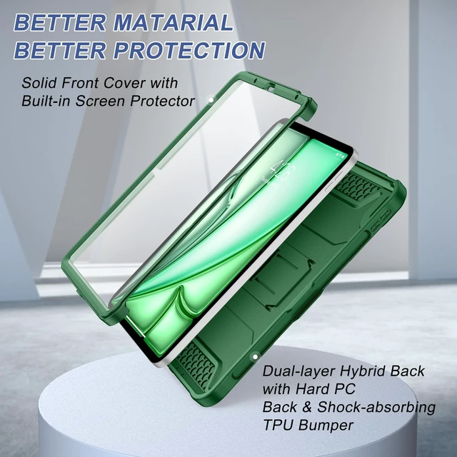 Alt view image 5 of 5 - Soke Case for iPad Air 11-inch M4/M3/M2 (2026/2025/2024) - Alpine Green