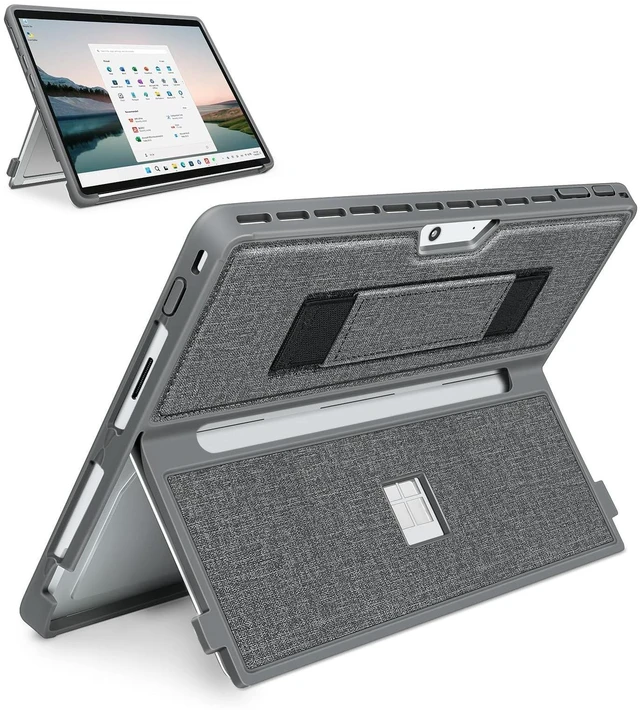 Main image of SSSGRGB Case for 13" Microsoft Surface Pro 12th 2026/11/10/9/8, Grey
