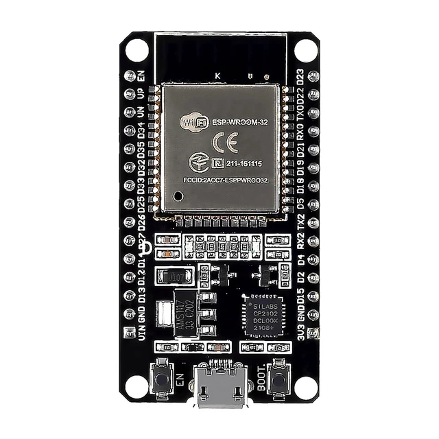 Alt view image 3 of 5 - 6Pcs ESP32 ESP-WROOM-32 Development Board ESP32S 2.4GHz Dual-Core WiFi Bluetooth Microcontroller