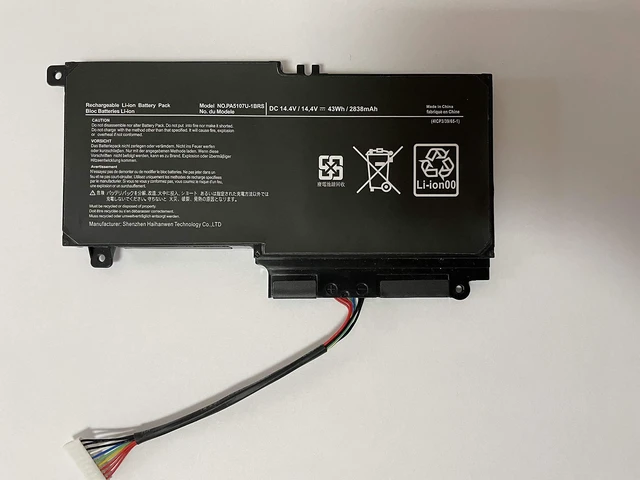 Alt view image 3 of 3 - powerforlaptop PA5107U-1BRS Notebook Replacement Battery for Toshiba Satellite S55 Series S55-A5164 S55-A5165 S55-A5167 S55-A5169 S55-A5197 S55-A5235 S55-A S55t-A S55T-A5237 S55T-A5277 S55T-A5334