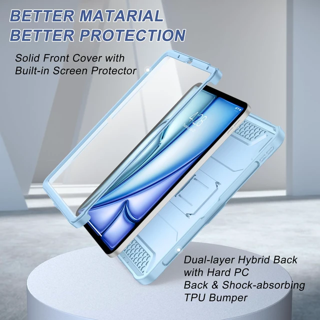 Alt view image 5 of 5 - Soke Case for iPad Air 11-inch M4/M3/M2 (2026/2025/2024) - Sky Blue