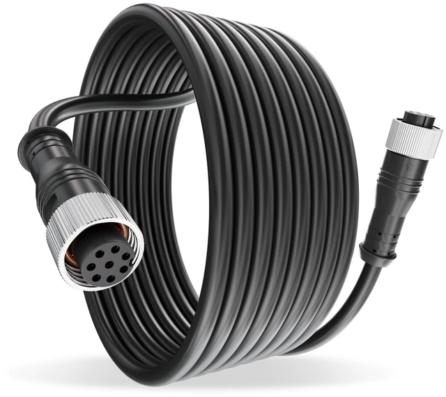 Main image of SigeIy 720073-5 AS EC 10E Ethernet Cable Extension, Replacement for Humminbird of Helix 15, Helix 12, Helix 10, Helix 9, Helix 8, Helix 7, Apex, Onix, Models (Black 10 Feet)