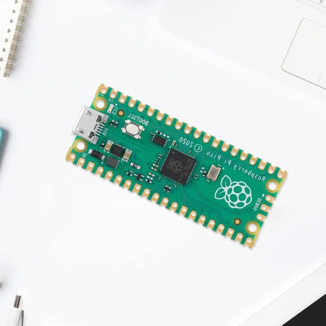 Alt view image 2 of 5 - hiBCTR 10pcs Raspberry pi pico Development Board with rp2040 Dual-core Cortex m0+ Processor, Supports c/c++/Python, 2mb Flash, spi/i2c/uart Interface