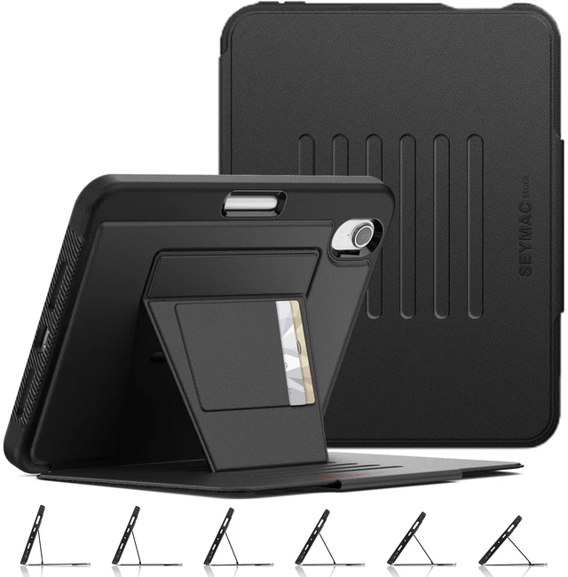 Main image of SEYMAC stock Case for iPad mini 7 (A17 Pro)/ Mini 6 8.3'', Powerful Magnetic Auto Sleep Protective Case with Absorbing Multi-Angles Stand, Pen Holder, Card Slot, Blue