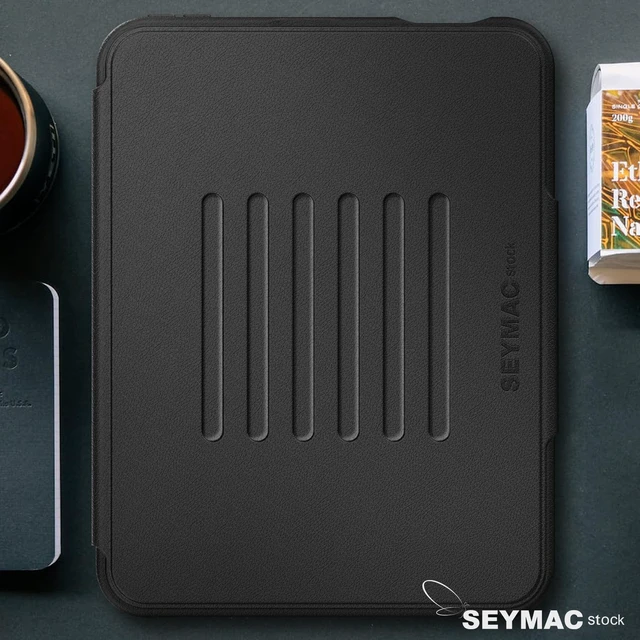 Alt view image 5 of 5 - SEYMAC stock Case for iPad mini 7 (A17 Pro)/ Mini 6 8.3'', Powerful Magnetic Auto Sleep Protective Case with Absorbing Multi-Angles Stand, Pen Holder, Card Slot, Blue