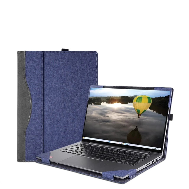 Main image of LIMIYUE Case Cover for HP OmniBook 7/X 16 inch AI PC 16-ay/16-aw/16-az & for HP OmniBook 5 Laptop 16-ba 16-bc 16z-bc Sleeve,PU Leather Protective Bag Shell with Pen Holder (Dark Blue)