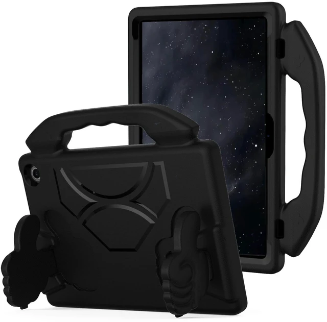 Main image of YGTRLKP for Fire Max 11 Kids Tablet Case EVA Material Light Weight Shockproof Rugged Heavy Duty Thumb Kickstand Kids Case for Fire Max 11 (2023) (Black)
