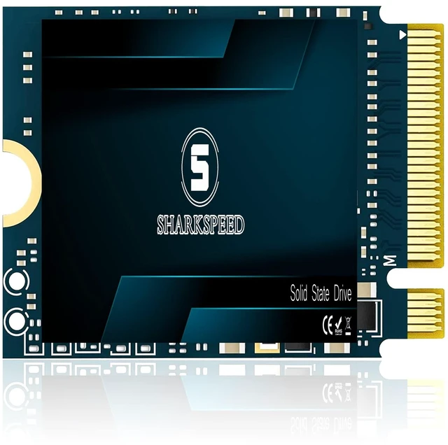 Main image of S SHARKSPEED SSD 512GB M.2 2230 NVMe PCIe Gen 3.0X4 Internal Solid State Drive, Compatible with Steam Deck, ROG Ally, Surface Pro, Ultrabook, Laptop, Desktop PC (M.2 2230 PCIe, 512GB)