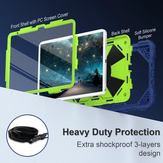 Alt view image 3 of 5 - Scnioy Case for iPad A16 11th Generation/iPad 10th Generation Case 11/10.9"