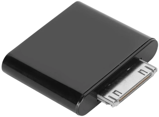 Main image of 30 Pin Bluetooth Adapter, 2.422.480GHz Stereo Audio Adapter, 10M Bluetooth Dongle Adapter Transmitter, for s Manufactured After 2007 (Black)