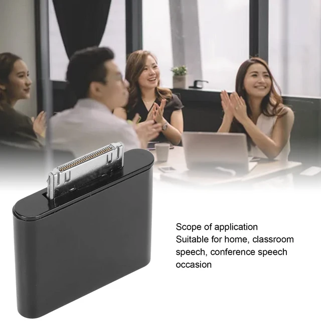 Alt view image 3 of 5 - 30 Pin Bluetooth Adapter, 2.422.480GHz Stereo Audio Adapter, 10M Bluetooth Dongle Adapter Transmitter, for s Manufactured After 2007 (Black)