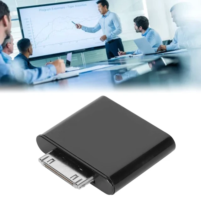Alt view image 4 of 5 - 30 Pin Bluetooth Adapter, 2.422.480GHz Stereo Audio Adapter, 10M Bluetooth Dongle Adapter Transmitter, for s Manufactured After 2007 (Black)