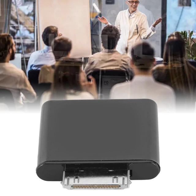 Alt view image 5 of 5 - 30 Pin Bluetooth Adapter, 2.422.480GHz Stereo Audio Adapter, 10M Bluetooth Dongle Adapter Transmitter, for s Manufactured After 2007 (Black)