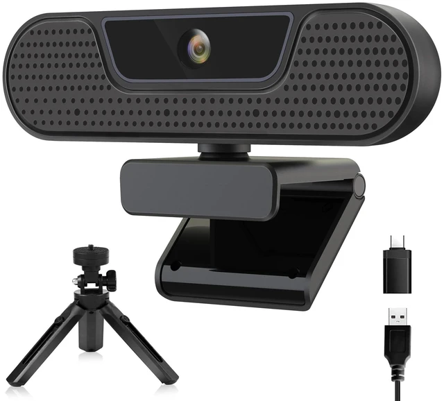 Main image of saylas 4K Webcam with 4 Noise Cancellation Microphone, W8GS Web Cam, Privacy Cover, 85 FOV, Plug & Play Web Streaming Camera for Computer, USB Webcam for Pc, Laptop, Desktop, Mac