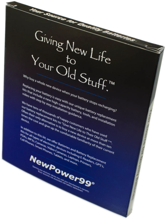 Alt view image 2 of 5 - NP99sp NewPower99 Battery Kit for Samsung Galaxy Tab 10.1 GT-P7510 with Tools, Video Instructions, Long Life Battery