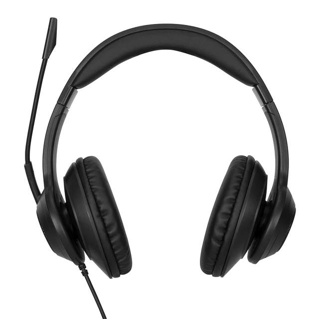 Alt view image 2 of 5 - Targus Wired Stereo Headset, Black (AEH102TT)