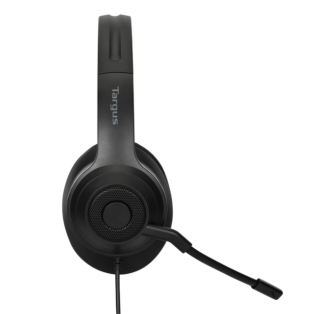 Alt view image 4 of 5 - Targus Wired Stereo Headset, Black (AEH102TT)