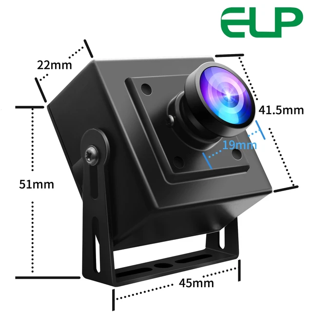 Alt view image 4 of 5 - ELP 0.0001Lux Starvis USB Camera Wide Angle 1080P H.264 Low Light Webcam for Computer Mini UVC USB2.0 Lightburn CAMERA HDR 100dB Webcamera High Speed 1080P@30fps Low Illumination Web Cam for Laptop Pi