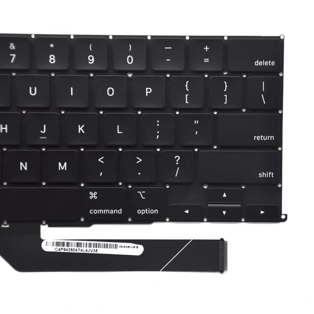 Alt view image 5 of 5 - Padarsey Replacement Backlight Backlit Keyboard Compatible with MacBook Pro 16 inch with Touch Bar A2141 Released 2019 US Layout+Keyboard Screws+Screwdriver