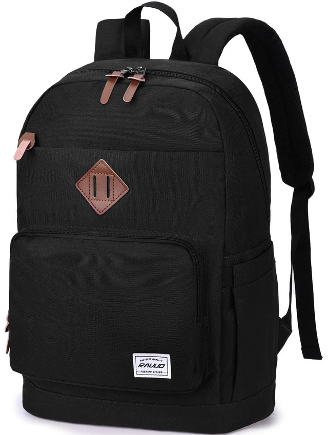 Main image of RAVUO School Backpack, 15.6" Laptop Daypack for Teen Boys Girls Men Women