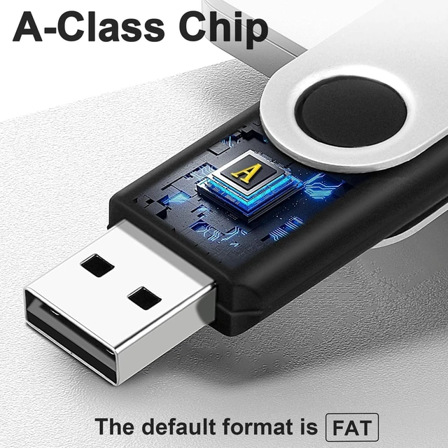 Alt view image 2 of 5 - 4GB Flash Drive Bulk USB Drives, 20 Pack USB2.0 Thumb Drives Memory Stick Pendrive Jump Drive, Swivel Design USB Storage Flash Drive Plug-and-Play Photo Stick Zip Drive for Windows/Mac/Linux/PC