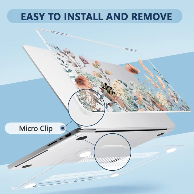 Alt view image 3 of 5 - MecBevia Compatible with MacBook Pro 14 inch Case M5 M4 M3 M2 M1 2026-2021