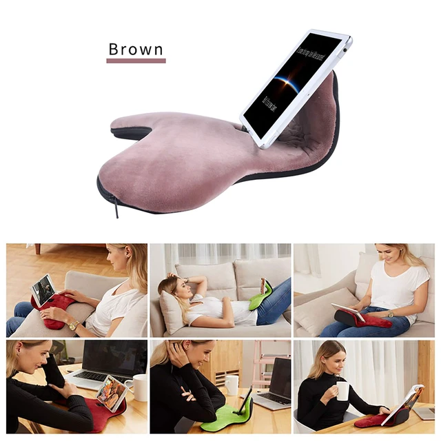 Alt view image 5 of 5 - Tablet Pillow Stand for iPad and Phone, Three Viewing Angles Phone Holder