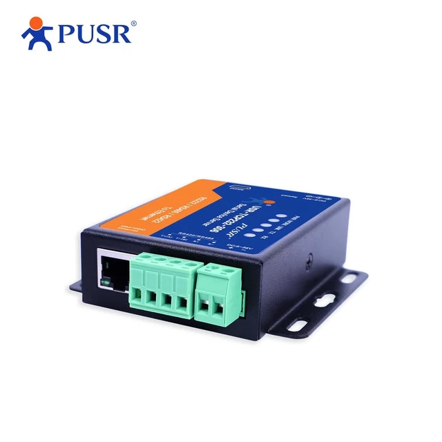 Alt view image 5 of 5 - PUSR RS485 RS232 RS422 to Ethernet Modbus RTU to TCP Modbus Gateway Serial to Ethernet Bidirectional Transparent Data Transmission Watchdog Protection USR-TCP232-306