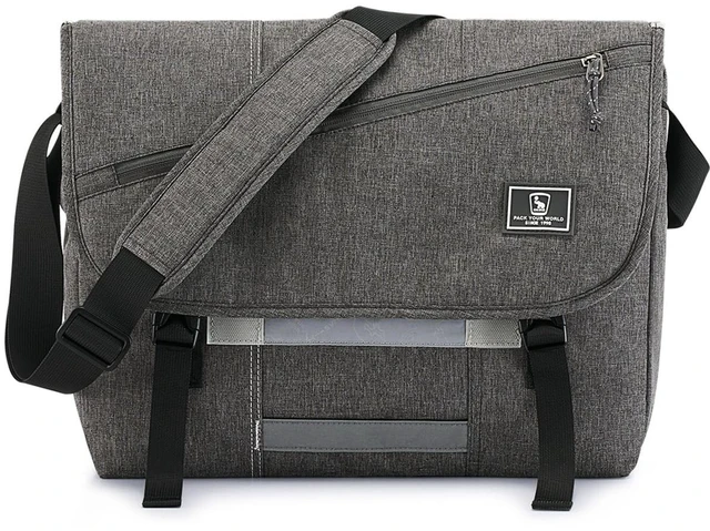 Main image of OIWAS Messenger Bags for Women 17 Inch Laptop Crossbody Bags for Men, Grey