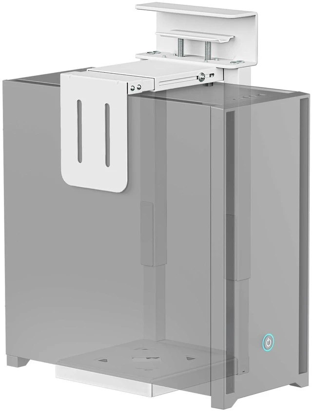Main image of monTEK Under Desk PC Mount, Fits 16.1-25.6" PC Cases, Max 66lbs, White