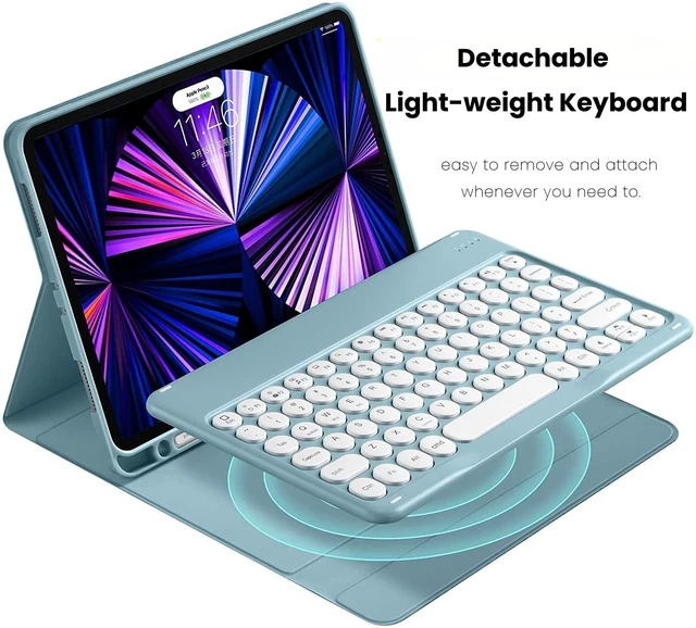 Alt view image 3 of 5 - NUWONAYA Case with Keyboard for Galaxy-Tab A8 10.5inch