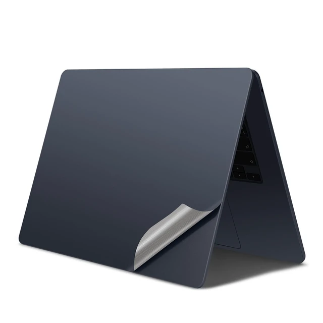 Alt view image 3 of 5 - 4 in 1 3M Vinyl Full Laptop Skins Sticker for 2021~2026+ MacBook Pro 14 Inch 14.2" M2 M3 M4 M5 (Model: A2442/A2779/A2918/A2992/A3112/A3401/A3185/A3434/A3426/A3427) - Space Black