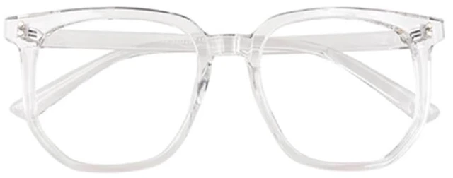 Main image of Optifine Oversized Square Reading Glasses for Women Men Blue Light Blocking Eyeglasses Frame Cute Comfortable Clear