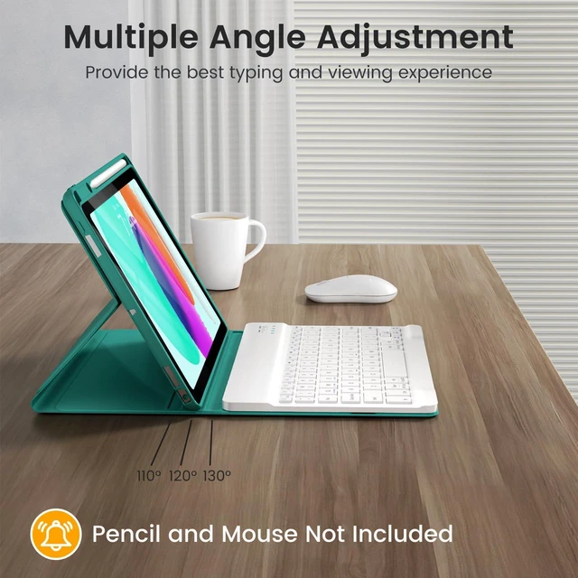 Alt view image 4 of 5 - OPAKIT Keyboard Case for iPad 10th Generation 2022 & A16 11th Generation 2025, 10.9/11 Inch Detachable Wireless Keyboard Cover with Pencil Holder, Folio Protective Case for iPad 11th/10th Gen -