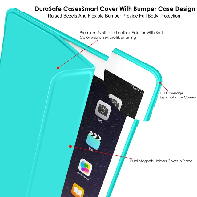 Alt view image 5 of 5 - DuraSafe Cases for iPad Pro 9.7 inch Soft Silicone Back Case A1673 MLMP2LL/A MM172LL/A MLMN2LL/A MLMQ2LL/A A1674 A1675 MLMW2LL/A MLMX2LL/A MM192LL/A MLMV2LL/A MLN02LL/A MLMY2LL/A MLN12LL/A - Green