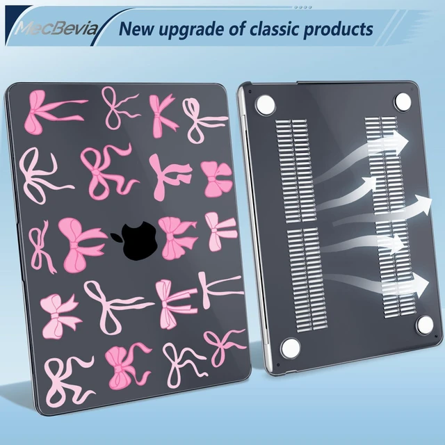 Alt view image 4 of 5 - MecBevia Compatible with MacBook Air 15 inch Case M5 M4 M3 M2 2026-2023