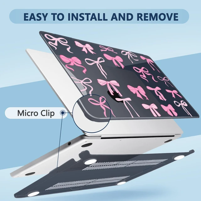 Alt view image 3 of 5 - MecBevia Compatible with MacBook Air 15 inch Case M5 M4 M3 M2 2026-2023