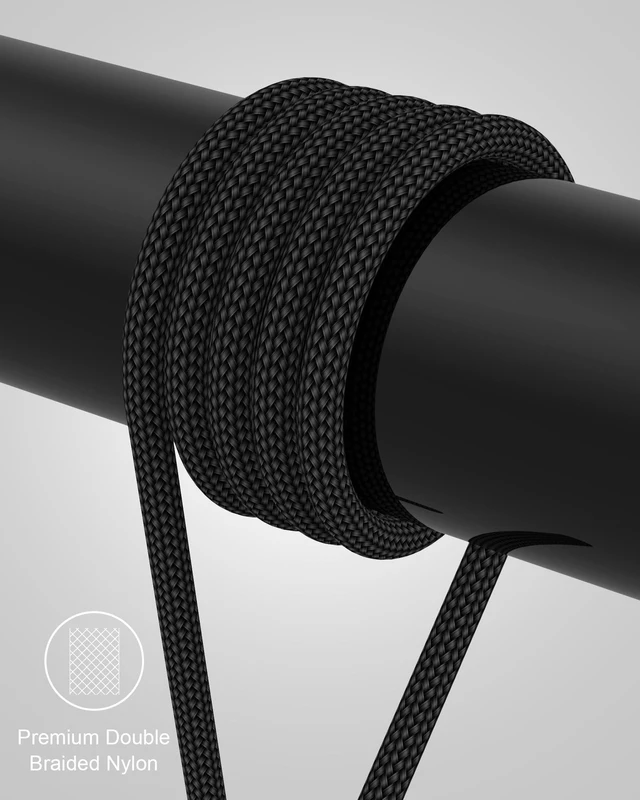 Alt view image 4 of 5 - ZBF Magnetic Charging Cable 3A Fast Charging (4-Pack, 3.3/3.3/6.6/6.6 ft) 3 in 1 Magnetic Phone Charger, 480Mbps Data Transfer, USB A to Type C Charger Cable for USB-C/IproductMicro USB Device(Black)