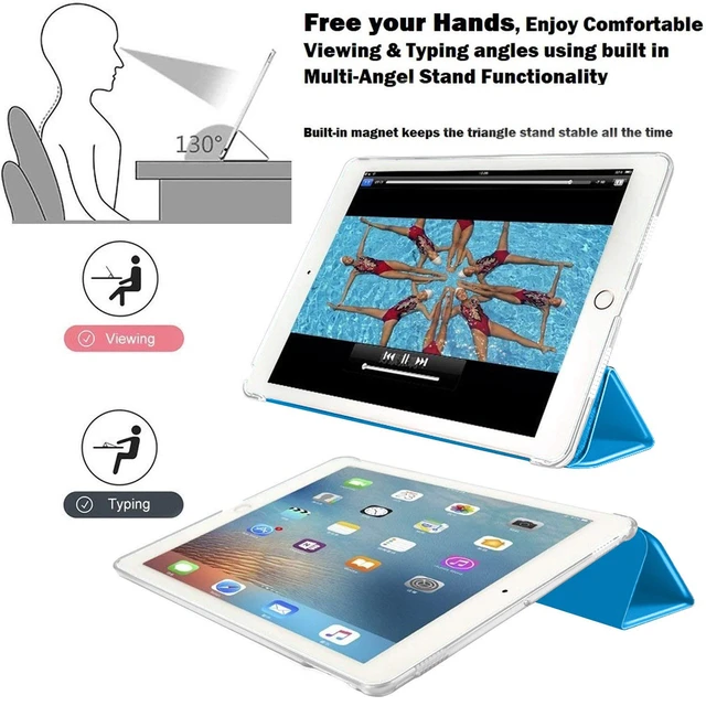 Alt view image 4 of 5 - DuraSafe Cases for iPad Pro 11 inch 4th 3rd 2nd Generation Cover A2759 A2761 A2762 A2377 MNXE3LL/A MNXD3LL/A A2435 MNXG3LL/A MNXF3LL/A MNXJ3LL/A MNXH3LL/A MNXN3LL/A MP553LL/A A2228 MY232LL/A - Blue