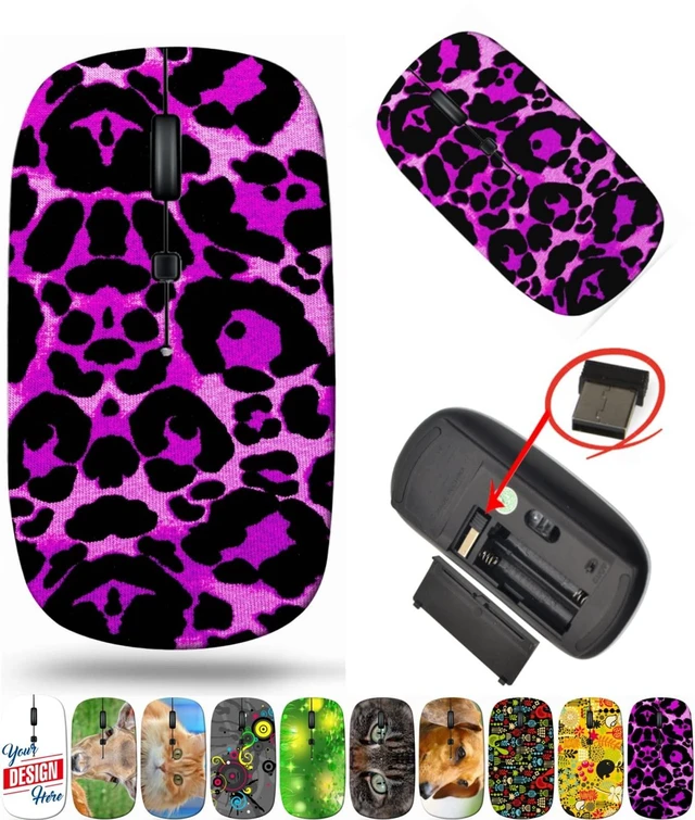Main image of maizi USB Mouse Wireless for Personal Computer Laptop MacbookUSB Mouses Wireless Image ID: 27872683 Fabric Purple Travel Mouse 2.4G USB Receiver Printed in USA