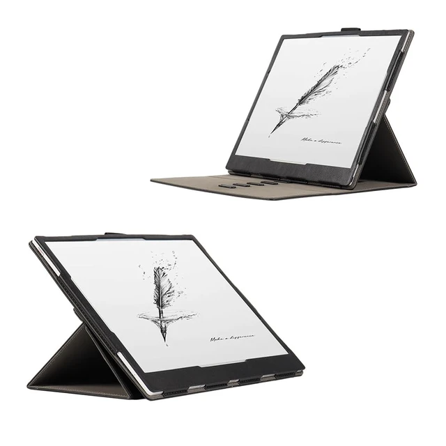 Alt view image 3 of 5 - Case Compatible with Fro BOOX Note Max Tablet 13.3inch Tablet Case e-Book Folding Stand Protective Cover with Pencil Holder and Wrist Strap, Full Protectio (Note Max/Tab X C/T13C 13.3 2024)