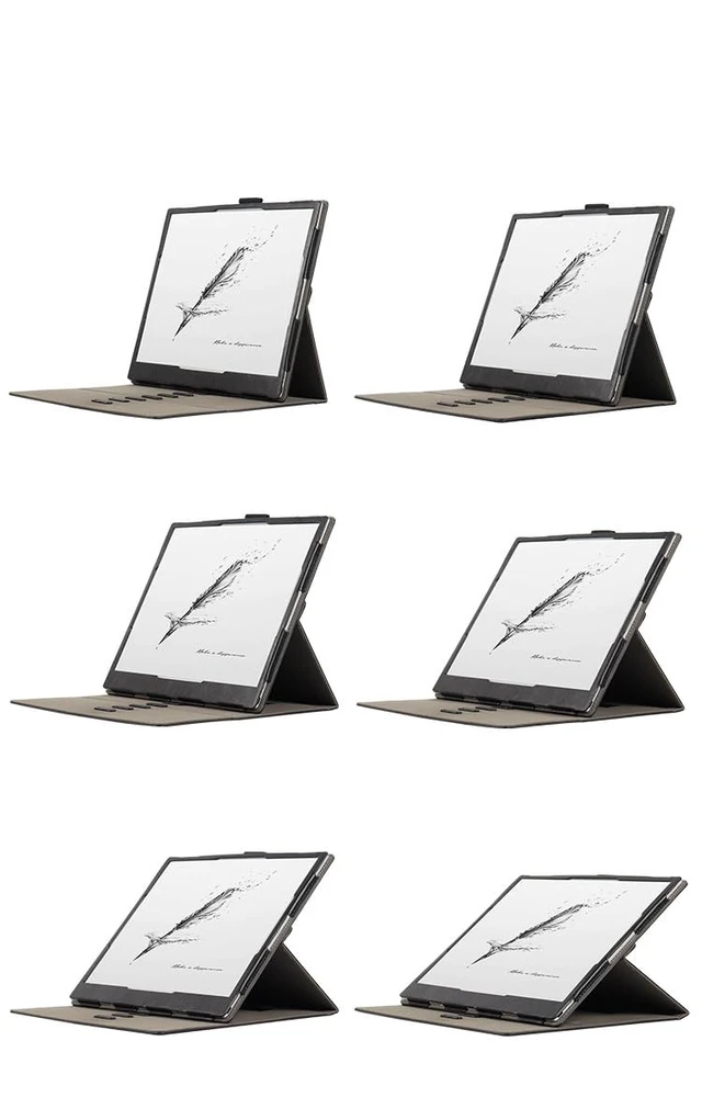 Alt view image 4 of 5 - Case Compatible with Fro BOOX Note Max Tablet 13.3inch Tablet Case e-Book Folding Stand Protective Cover with Pencil Holder and Wrist Strap, Full Protectio (Note Max/Tab X C/T13C 13.3 2024)
