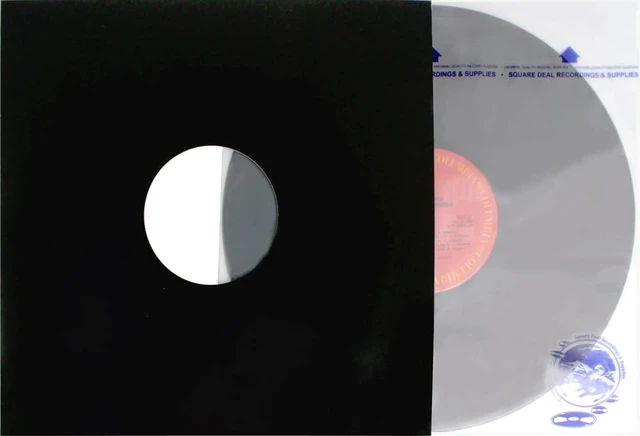 Alt view image 3 of 5 - 12 Inch Record Inner Sleeves - 3-Layers of Archival Quality, Anti-Static HDPE with Rice Paper Enclosed Insert for Extra Rigidity #12IM (300)