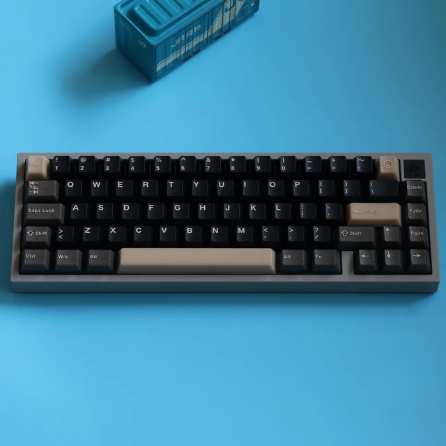 Alt view image 4 of 5 - JOMKIZ Semi-Transparent Jade Keycaps, Double Shot PBT&PC Keyboard Jelly Key caps 163 Keys Cherry Profile Keycap Set for 60%/65%/75%/TKL/96%/100% US&UK Layout Magnetic Mechanical Keyboard, Wukong