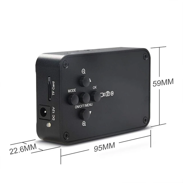 Alt view image 3 of 5 - MOKOSE 12MP HDMI Camera 1080P USB HD Streaming Webcam, Recording 4K@30FPS Industry C/CS-Mount Camera with 3.2mm No Distortion Manual Lens