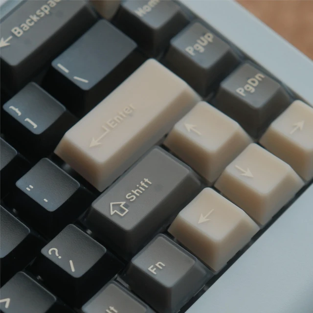 Alt view image 5 of 5 - JOMKIZ Semi-Transparent Jade Keycaps, Double Shot PBT&PC Keyboard Jelly Key caps 163 Keys Cherry Profile Keycap Set for 60%/65%/75%/TKL/96%/100% US&UK Layout Magnetic Mechanical Keyboard, Wukong