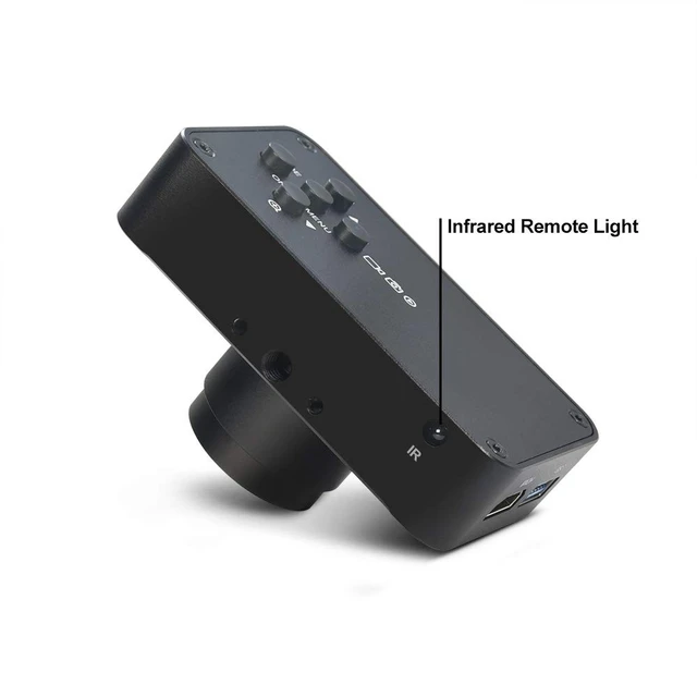 Alt view image 5 of 5 - MOKOSE 12MP HDMI Camera 1080P USB HD Streaming Webcam, Recording 4K@30FPS Industry C/CS-Mount Camera with 3.2mm No Distortion Manual Lens