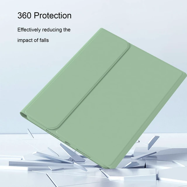 Alt view image 5 of 5 - Keyboard Case with Pencil Holder for iPad 11th Generation (A16), 10th Gen