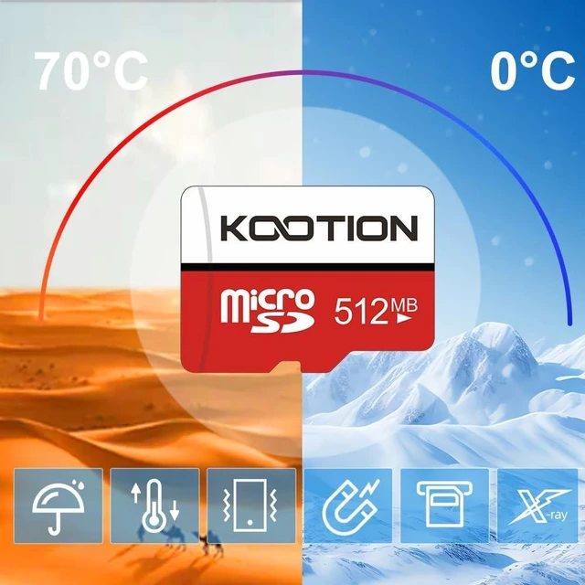 Alt view image 4 of 5 - (Not 512GB) 10-Pack 512MB Micro SD Card, KOOTION Class 4 Low Capacity Memory Cards for Old Phones/MP3 Players, Basic Small Data Storage & File Transfer (10 Pack, 512 Megabyte)